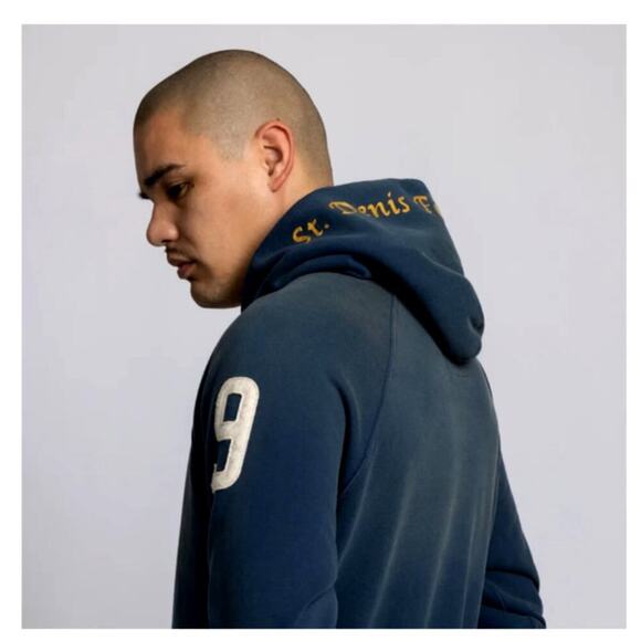 Brand New with Tags (NWT) – Samuel Zelig St Denis FC Hoodie M – Vintage Navy - Picture 7 of 16